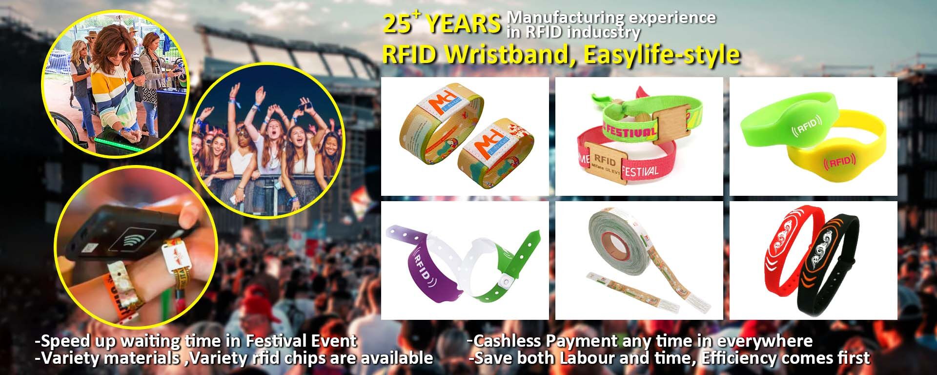 Pulseiras RFID