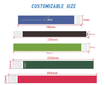 rfid paper wristband