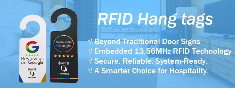 smart RFID door hanger for hotel room