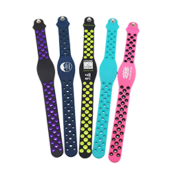 custom silicone RFID wristband used in water parks