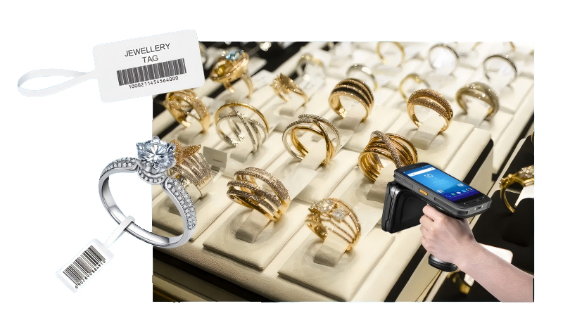 RFID jewelry inventory management in retail store using RFID tags
