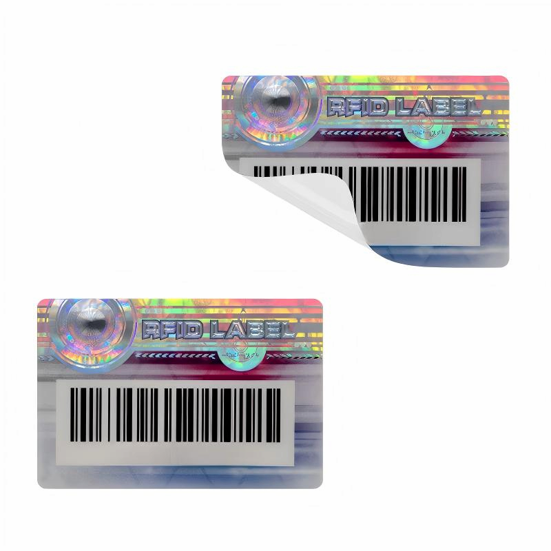 Hologram NFC sticker label in roll format for automatic labeling machine