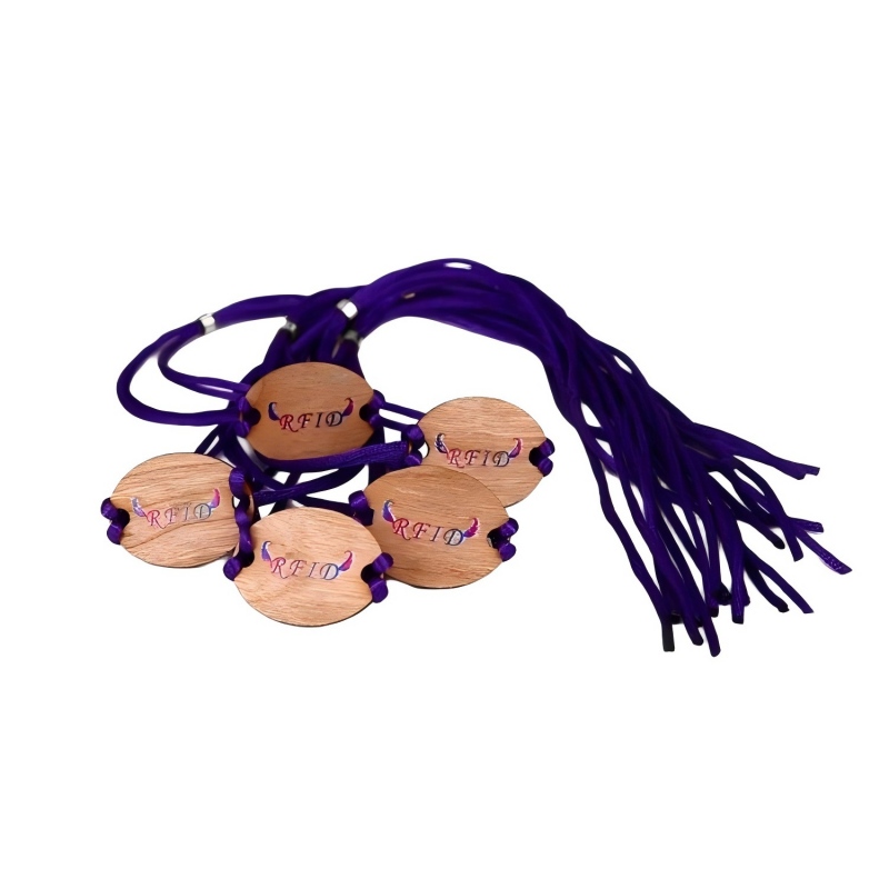 Custom NTAG213 NFC wristband and RFID card for cashless payment system