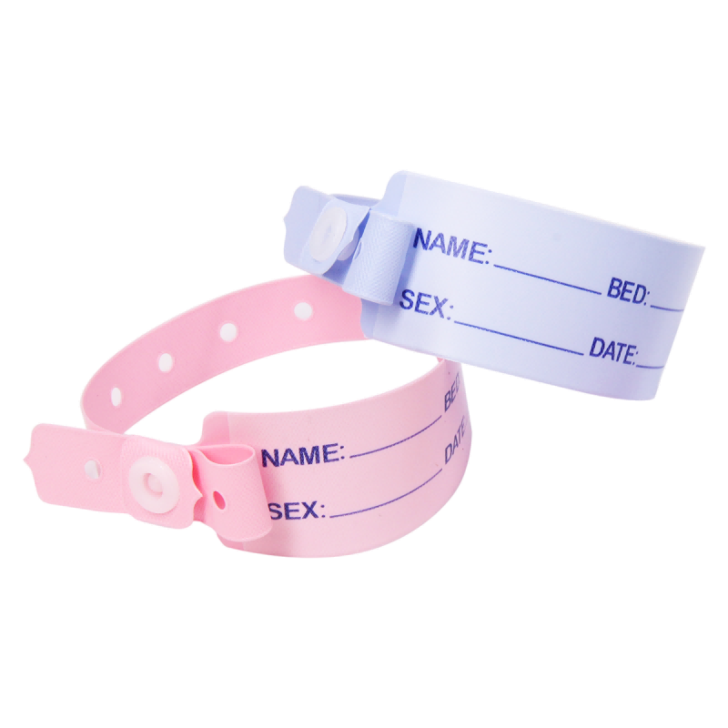 Disposable soft PVC hospital RFID wristband for patient identification