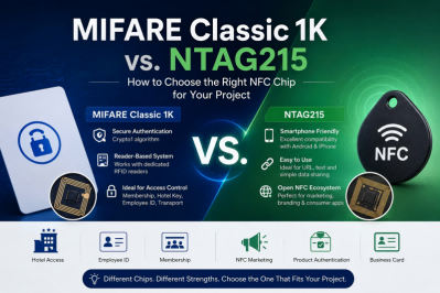 MIFARE Classic 1K vs. NTAG215: Which NFC Chip Is Right for Your Project?