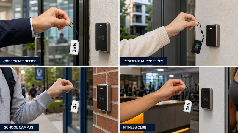 Waterproof RFID epoxy key tags used for office property school and fitness club access Waterproof RFID epoxy key tags used for office property school and fitness club access