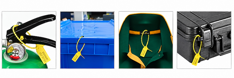 Disposable RFID cable tie tags used on cable assets