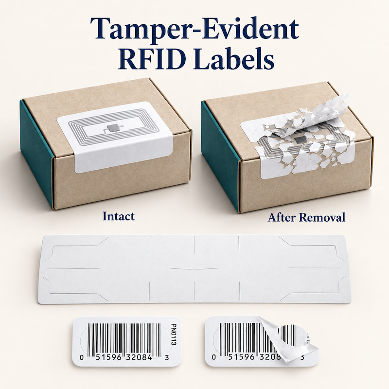 Tamper Evident RFID Labels for Premium Products: Applications, Authentication, and Selection