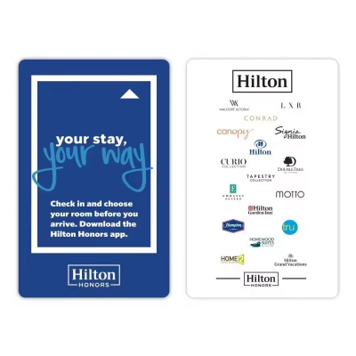 Cartão-chave de hotel RFID em PVC