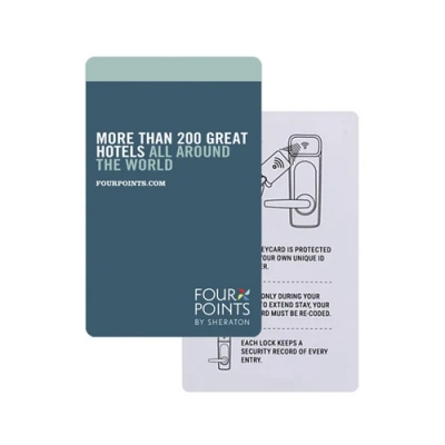Cartão -chave do hotel RFID em PVC
