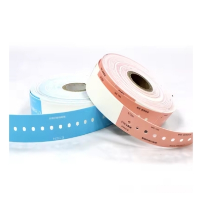 Pulseiras de identificação de pacientes de papel térmico
