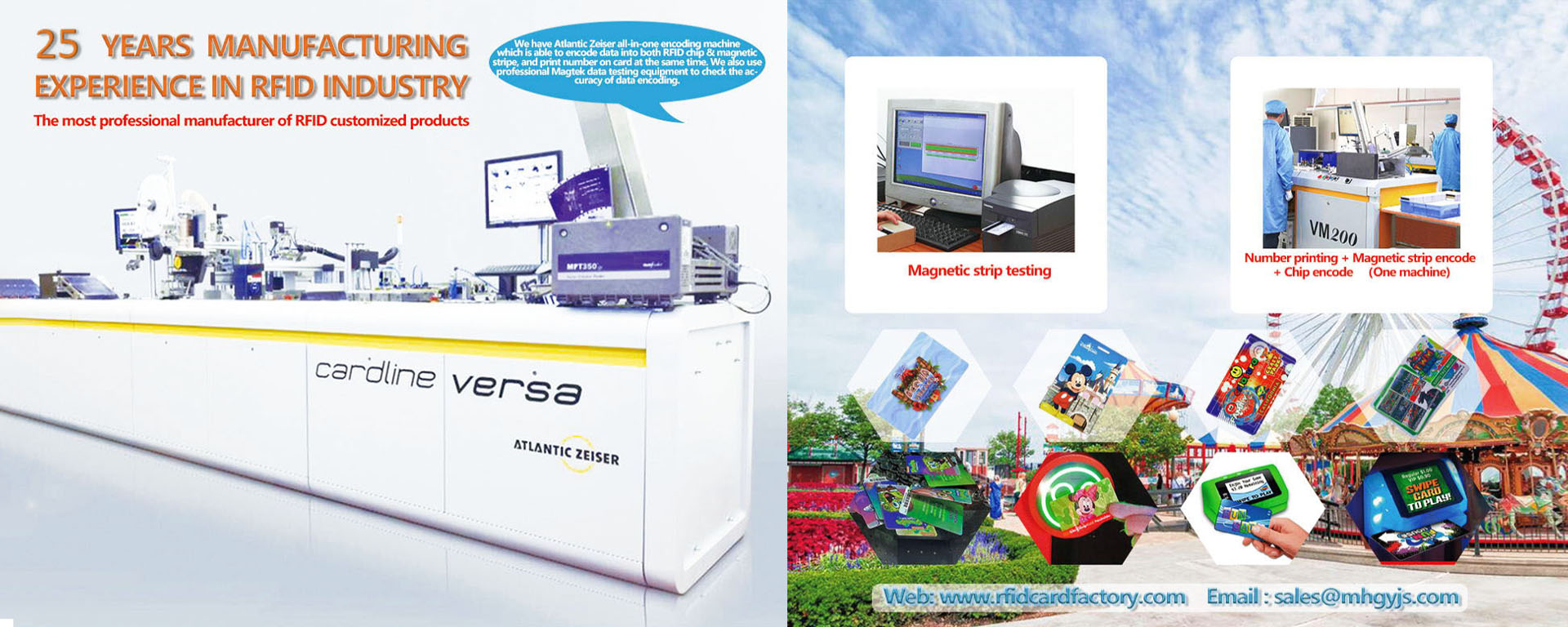 RFID debit cards for Amusement & Entertainment Businesses