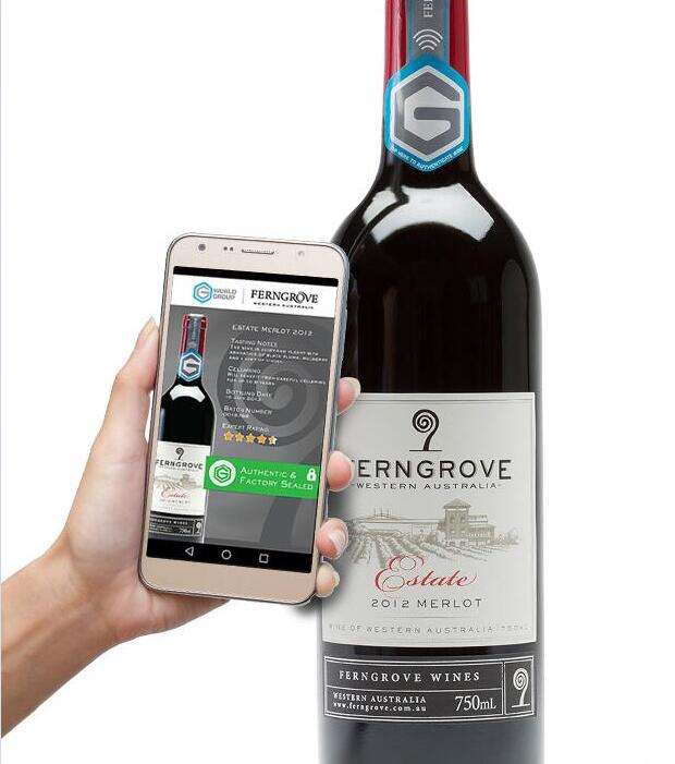 Programa anti-falsificação RFID para vinho
